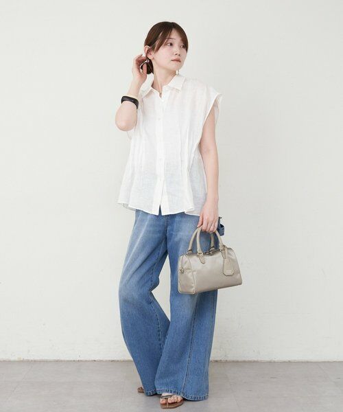 russet / ラシット シャツ・ブラウス | リネンタックドウエストシャツ | 詳細11