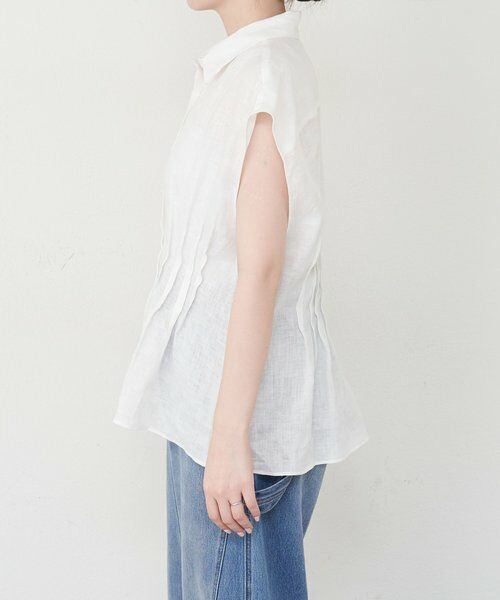 russet / ラシット シャツ・ブラウス | リネンタックドウエストシャツ | 詳細2