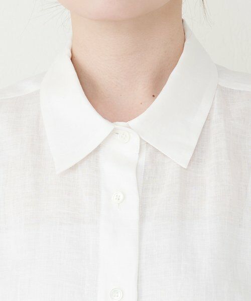 russet / ラシット シャツ・ブラウス | リネンタックドウエストシャツ | 詳細4