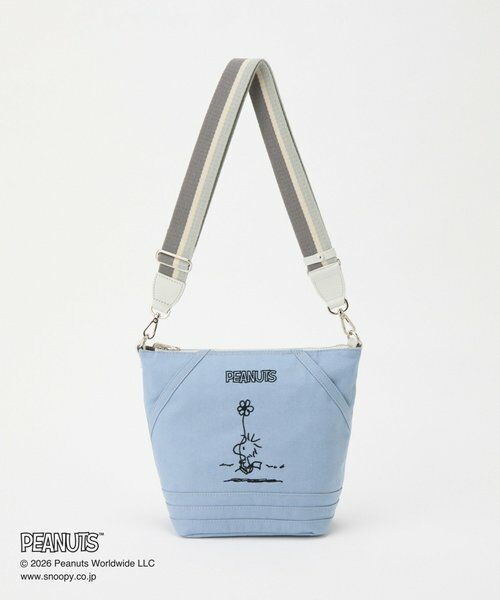 russet / ラシット ボストンバッグ | 《PEANUTS×russet》リバーシブルショルダーバッグ（スカイブルー）