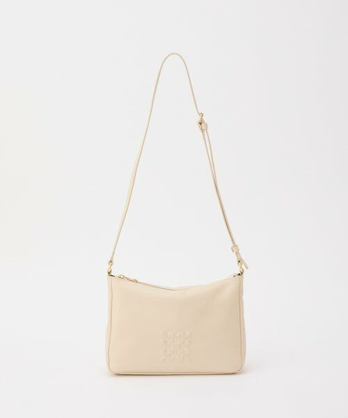 russet / ラシット ショルダーバッグ | 《本革/270g》エンボスモノグラムショルダーバッグ | 詳細1