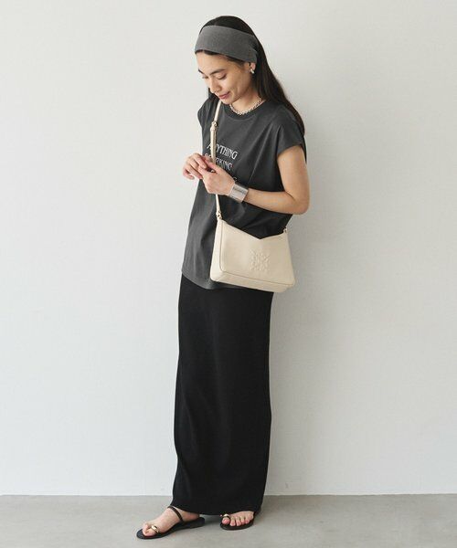 russet / ラシット ショルダーバッグ | 《本革/270g》エンボスモノグラムショルダーバッグ | 詳細5