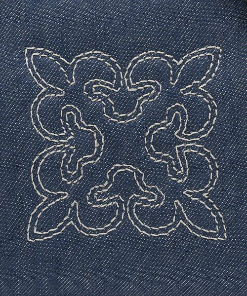 russet / ラシット ボストンバッグ | 【刺繍モノグラム】デニム2WAYミニボストンバッグ | 詳細10