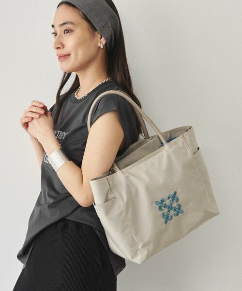 russet / ラシット トートバッグ | 【モノグラム刺繍】コーデュラナイロントートバッグ | 詳細5