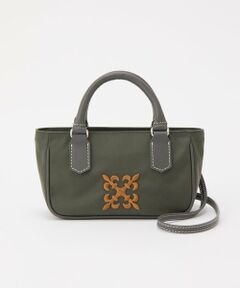 russet / ラシット ショルダーバッグ | 【モノグラム刺繍】コーデュラナイロン2WAYミニショルダーバッグ