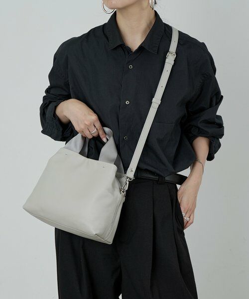 russet / ラシット ショルダーバッグ | 三層レザー2WAYショルダーバッグ | 詳細15