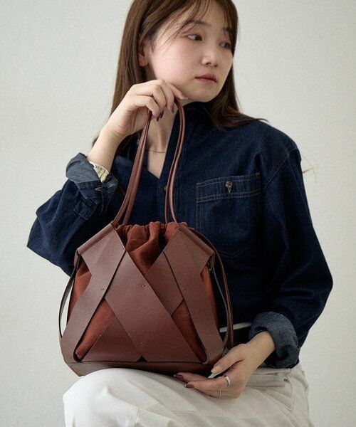 russet / ラシット トートバッグ | レザー×エコスエードコンビバッグ | 詳細22