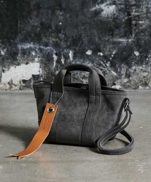 russet / ラシット ショルダーバッグ | エコスエード2wayミニショルダーバッグ（グレー）