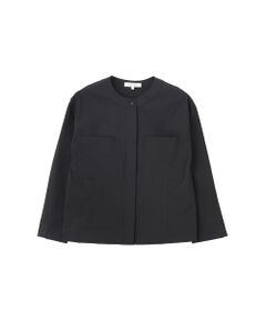 SAINT JOIE / サンジョア ノーカラージャケット | クレイペーパーナイロン　ジャケット
