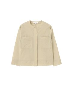 SAINT JOIE / サンジョア ノーカラージャケット | クレイペーパーナイロン　ジャケット
