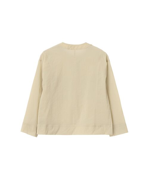 SAINT JOIE / サンジョア ノーカラージャケット | クレイペーパーナイロン　ジャケット | 詳細3