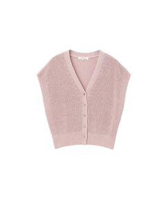 SAINT JOIE / サンジョア ベスト | アバントリネンコットン　カーディガンベスト