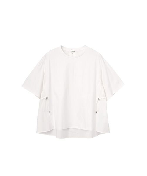 SAINT JOIE / サンジョア カットソー | コットンミディースムース　カットソー（ホワイト）