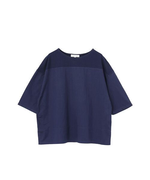 SAINT JOIE / サンジョア カットソー | クールローレル　７分袖（ネイビー）