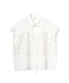 SAINT JOIE / サンジョア シャツ・ブラウス | エアースラブ×ラッセルレース　ブラウス