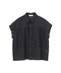 SAINT JOIE / サンジョア シャツ・ブラウス | エアースラブ×ラッセルレース　ブラウス