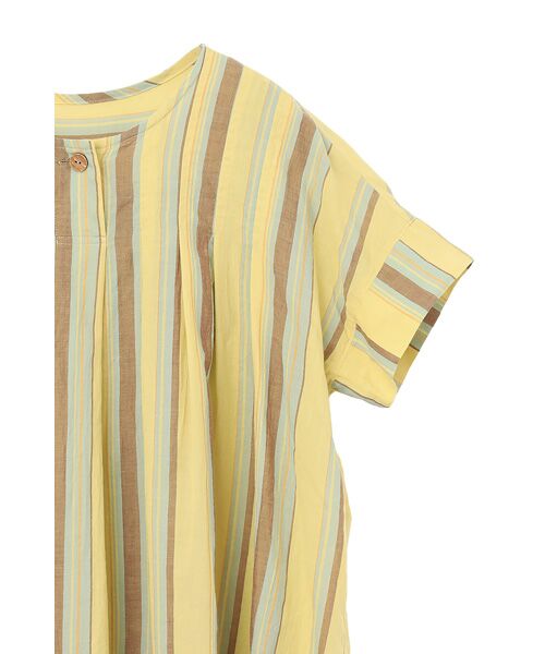 SAINT JOIE / サンジョア シャツ・ブラウス | オーガニックコットンワッシャーローンストライプ　ブラウス | 詳細2