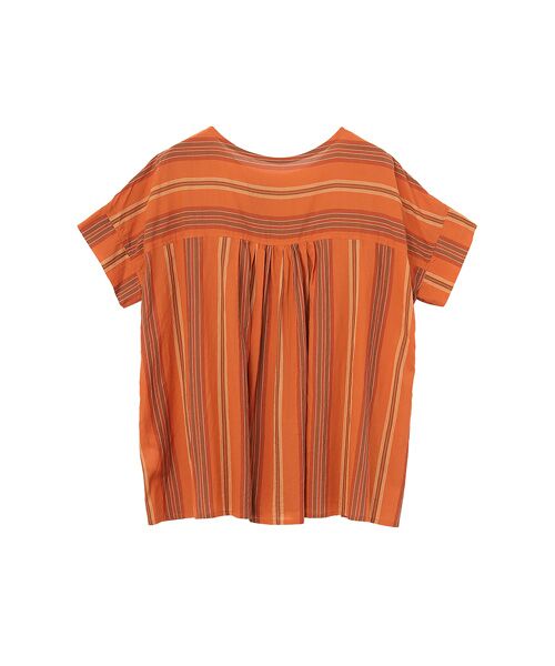 SAINT JOIE / サンジョア シャツ・ブラウス | オーガニックコットンワッシャーローンストライプ　ブラウス | 詳細6