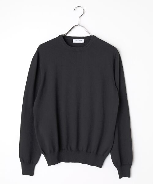 Salon le Chic SELECT / サロン ル シック セレクト ニット・セーター | 長袖クルーネックニット（ブラック）