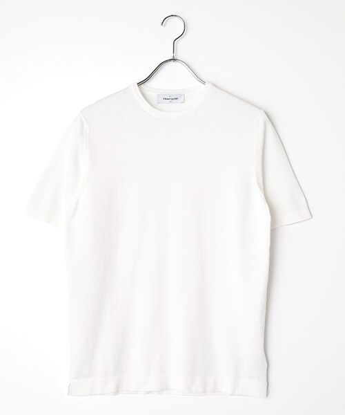 Salon le Chic SELECT / サロン ル シック セレクト ニット・セーター | 半袖クルーネックニット（ホワイト）