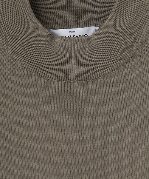 Salon le Chic SELECT / サロン ル シック セレクト ニット・セーター | 半袖モックネックニット | 詳細6
