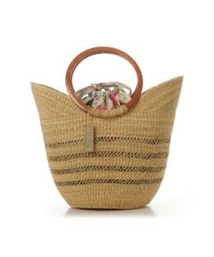 Samantha Thavasa / サマンサタバサ ハンドバッグ | ガーナ生産かごバッグ大