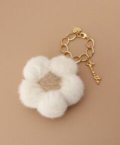 Samantha Thavasa / サマンサタバサ チャーム | ファーフラワーバッグチャーム