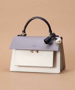 Samantha Thavasa / サマンサタバサ ショルダーバッグ | バイカラープリーツショルダーバッグ