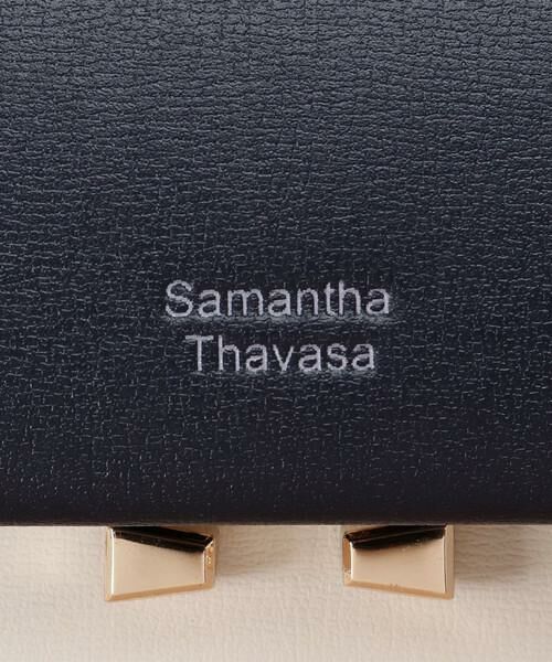 Samantha Thavasa / サマンサタバサ ショルダーバッグ | バイカラープリーツショルダーバッグ | 詳細12