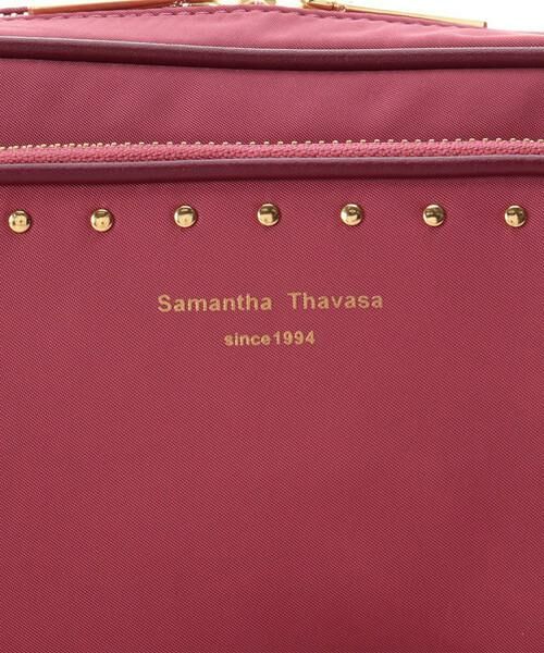Samantha Thavasa / サマンサタバサ ショルダーバッグ | ナイロンスタッズスクエアショルダーバッグ　小サイズ | 詳細10