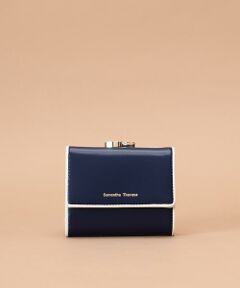 Samantha Thavasa / サマンサタバサ 財布・コインケース・マネークリップ | シンプルバイカラー外口金三つ折り財布