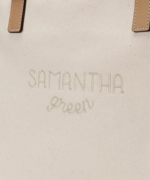 Samantha Thavasa / サマンサタバサ トートバッグ | Samantha Green オーガニックコットントートバッグ 大サイズ | 詳細5