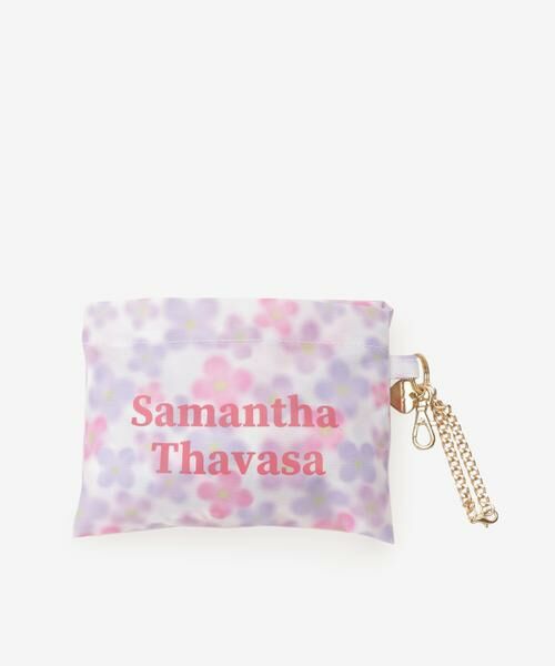 Samantha Thavasa / サマンサタバサ ハンドバッグ | ライラック柄エコバッグ　小サイズ | 詳細1