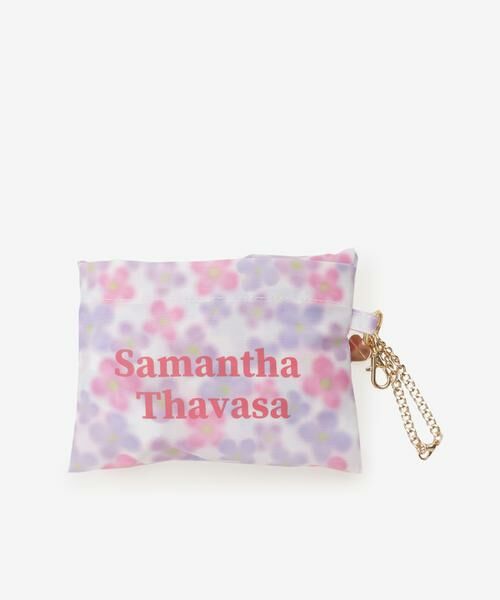 Samantha Thavasa / サマンサタバサ ハンドバッグ | ライラック柄エコバッグ | 詳細1