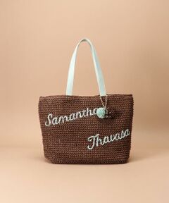 Samantha Thavasa / サマンサタバサ トートバッグ | 編みこみトートバッグ