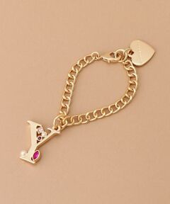 Samantha Thavasa / サマンサタバサ チャーム | ビジュー付きイニシャルチャーム Y