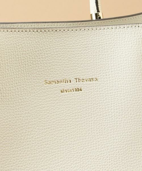 Samantha Thavasa / サマンサタバサ トートバッグ | アベクトワ レザースクエアトートバッグ 大サイズ | 詳細11