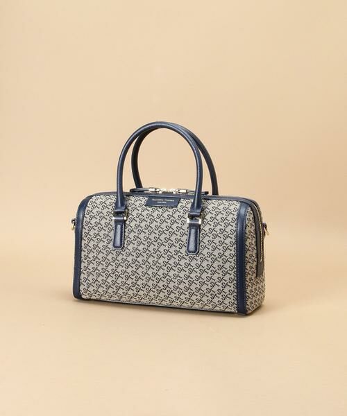 Samantha Thavasa/サマンサタバサ ST Jacquard ボストン オリゾンタール ネイビー FREE Samantha Thavasa/サマンサタバサ ST Jacquard ボストン オリゾンタール ネイビー FREE