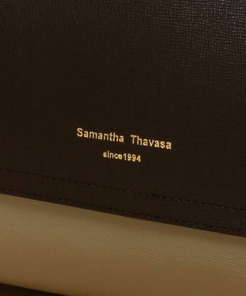 Samantha Thavasa / サマンサタバサ トートバッグ | バイカラーイタリアンスプレットレザートートバッグ 小サイズ | 詳細4