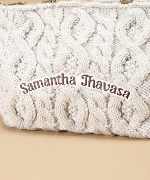 Samantha Thavasa / サマンサタバサ トートバッグ | ニットトートバッグ 小サイズ | 詳細5