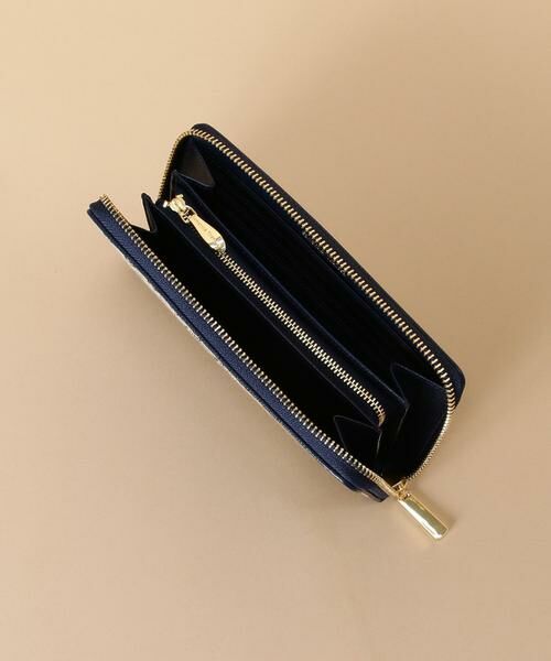 Samantha Thavasa / サマンサタバサ 財布・コインケース・マネークリップ | ST Jacquard ラウンド長財布 | 詳細15