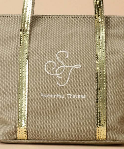 Samantha Thavasa / サマンサタバサ トートバッグ | スパンコール キャンバストート 小サイズ | 詳細6