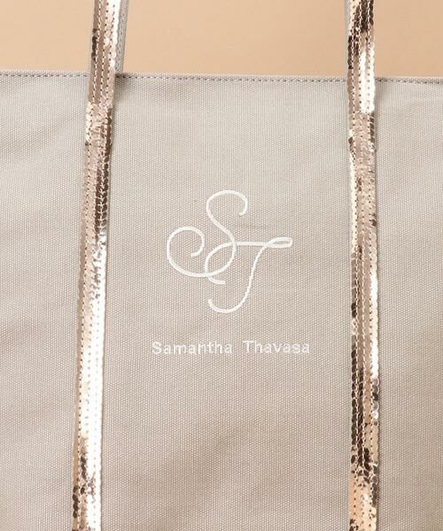 Samantha Thavasa / サマンサタバサ トートバッグ | スパンコール キャンバストート 大サイズ | 詳細12