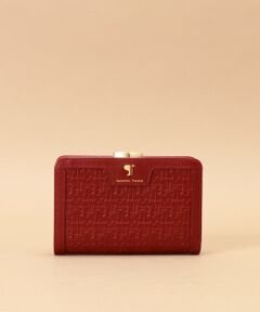 Samantha Thavasa / サマンサタバサ 財布・コインケース・マネークリップ | Pomme d'espoir ポムディスポワール 型押し口金折財布