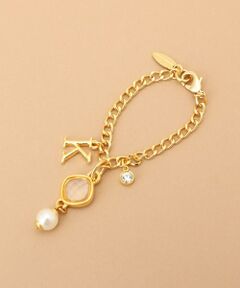 Samantha Thavasa / サマンサタバサ チャーム | イニシャルカットビジューバッグチャーム K