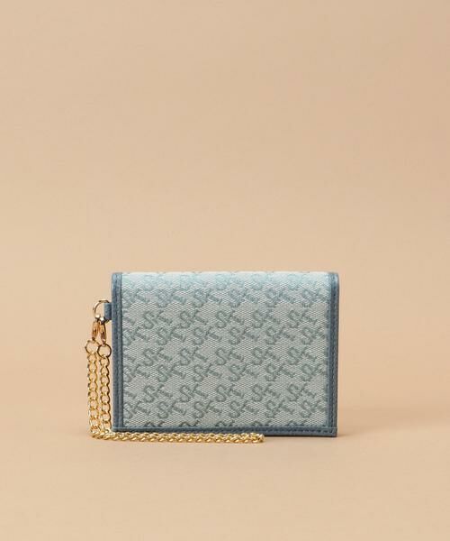 Samantha Thavasa/サマンサタバサ ST Jacquard パスケース ライトブルー FREE Samantha Thavasa/サマンサタバサ ST Jacquard パスケース ライトブルー FREE