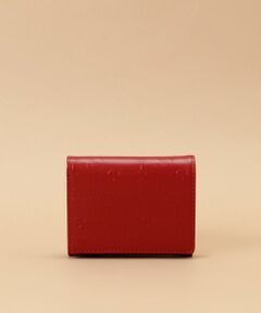 Samantha Thavasa / サマンサタバサ 財布・コインケース・マネークリップ | クロスロゴ型押しデザイン 三つ折財布