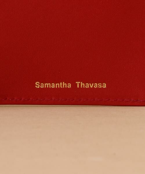 Samantha Thavasa / サマンサタバサ 財布・コインケース・マネークリップ | クロスロゴ型押しデザイン 口金折財布 | 詳細18