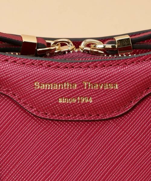 Samantha Thavasa / サマンサタバサ ハンドバッグ | レザーバンブーハンドルバッグ 小サイズ | 詳細5