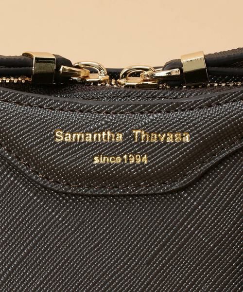 Samantha Thavasa / サマンサタバサ ハンドバッグ | レザーバンブーハンドルバッグ 小サイズ | 詳細11